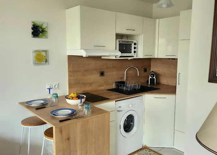 Apartament T2 With Garden And Terrace In Tourgeville